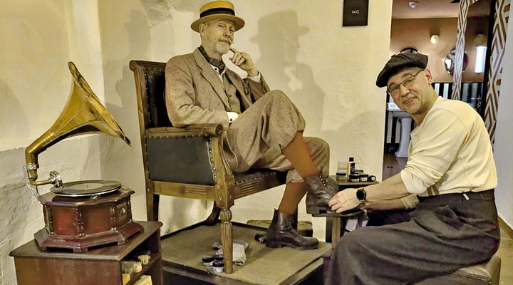 Schuhputzer für Messe buchen