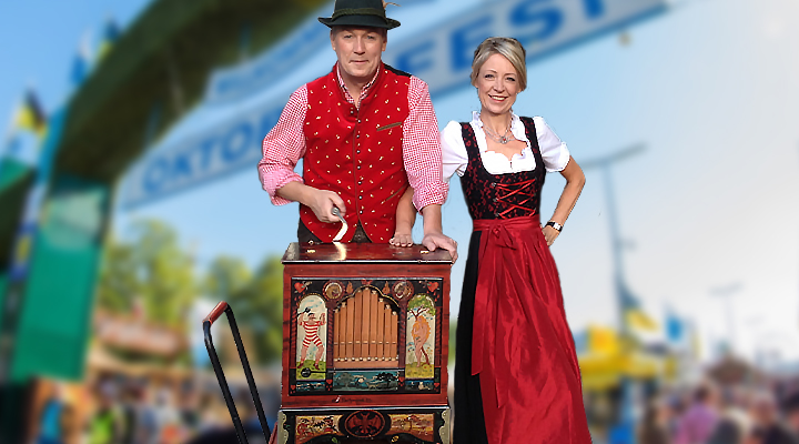 Drehorgel Leierkasten