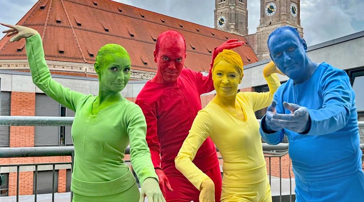 lebende Statue Firmenevent