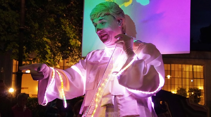 LED Stelzen für Firmenfeier